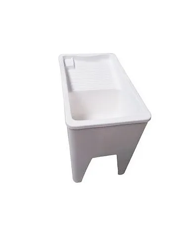 comprar Lavadero de poliéster blanco. 107x76x77cm de - Lavaderos