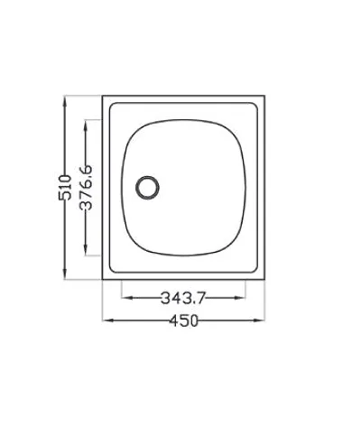 comprar Fregadero inox cuadrado Ares 1S 45x51cm "VG" encastrable PRACTIC 690033 de - Lavaderos comprar Fregadero inox cuadrado Ares 1S 45x51cm "VG" encastrable PRACTIC 690033 de - Lavaderos