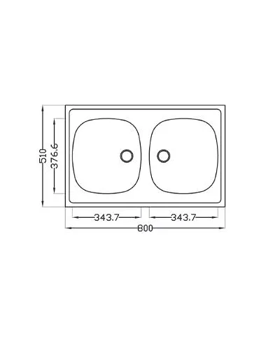 comprar Fregadero inox cuadrado Ares 1S 80x51cm "VG" encastrable PRACTIC 690053 de - Lavaderos comprar Fregadero inox cuadrado Ares 1S 80x51cm "VG" encastrable PRACTIC 690053 de - Lavaderos