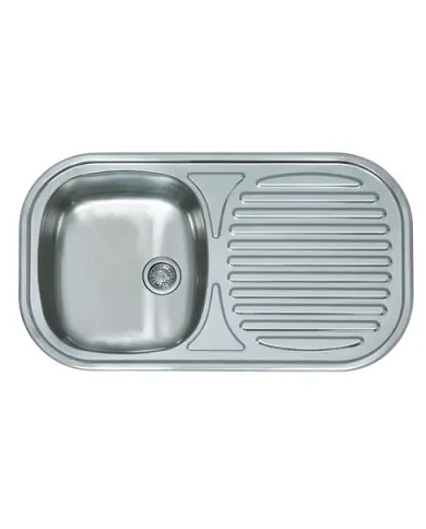 comprar Fregadero inox redondo Roma 1S 80x45cm "VG" encastrable PRACTIC 690264 de - Lavaderos comprar Fregadero inox redondo Roma 1S 80x45cm "VG" encastrable PRACTIC 690264 de - Lavaderos
