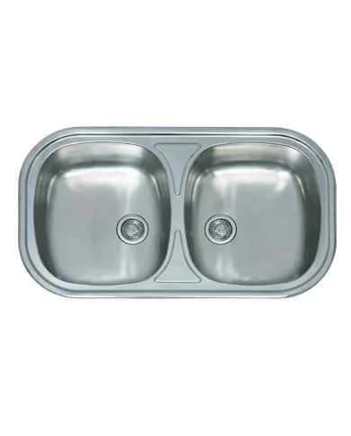 comprar Fregadero inox redondo Roma 1S 80x45cm "VG" encastrable PRACTIC 690237 de - Lavaderos comprar Fregadero inox redondo Roma 1S 80x45cm "VG" encastrable PRACTIC 690237 de - Lavaderos