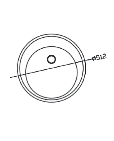 comprar Fregadero inox redondo Roma 1S 51cm "VG" encastrable PRACTIC 690202 de - Lavaderos comprar Fregadero inox redondo Roma 1S 51cm "VG" encastrable PRACTIC 690202 de - Lavaderos