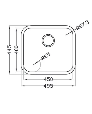 comprar Fregadero inox cuadrado Hermes 1S 45x40cm "VG" bajo encimera PRACTIC 6904155 de - Lavaderos comprar Fregadero inox cuadrado Hermes 1S 45x40cm "VG" bajo encimera PRACTIC 6904155 de - Lavaderos