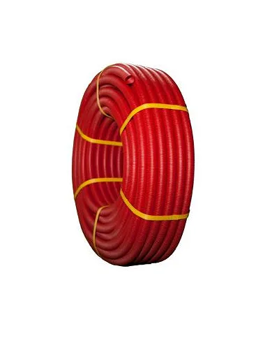 comprar 1m Tubo corrugado Tufonplas Métrica Ø29 rojo (Fontaneria). Rollo 50m de No-definida - Canalizacion Tubo Fontaneria