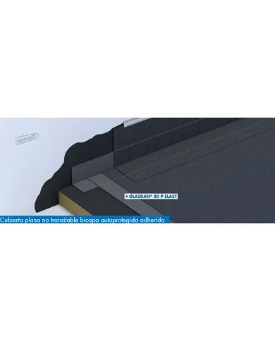 comprar 1m2 Tela asfáltica Glasdan 40 P Elastómero1x10m. 141031 Danosa (Venta mínima rollo de 10m2) de DANOSA - Impermeabilizantes comprar 1m2 Tela asfáltica Glasdan 40 P Elastómero1x10m. 141031 Danosa (Venta mínima rollo de 10m2) de DANOSA - Impermeabilizantes