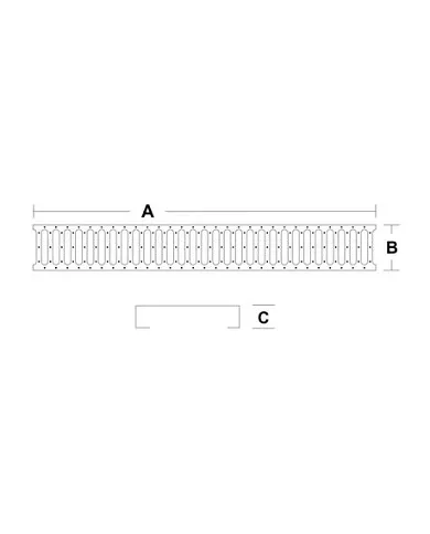 comprar Canal + rejilla de acero galvanizado 100x15cm. Imave de IMAVE - Canal Galvanizado comprar Canal + rejilla de acero galvanizado 100x15cm. Imave de IMAVE - Canal Galvanizado
