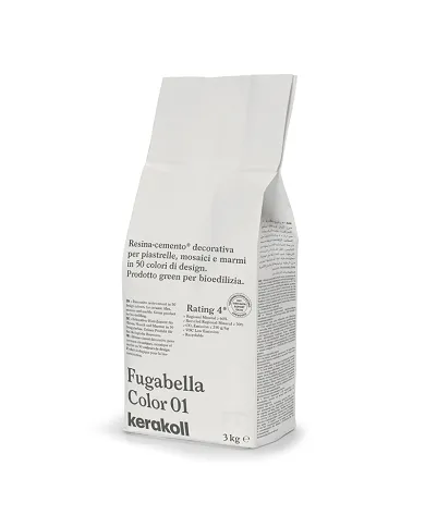 comprar 1 kg Fugabella® Color: Resina-cemento decorativa de grano fino para el rejuntado de baldosas. Kerakoll de KERAKOLL - Juntas Cementosas comprar 1 kg Fugabella® Color: Resina-cemento decorativa de grano fino para el rejuntado de baldosas. Kerakoll de KERAKOLL - Juntas Cementosas