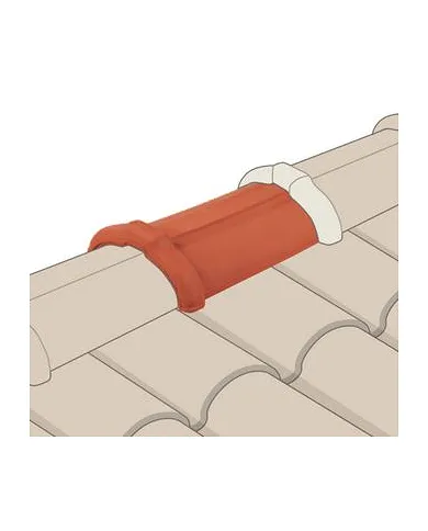 comprar Cumbrera Teja Mixta Pequeña. Q01 La Escandella de ESCANDELLA - Tejas