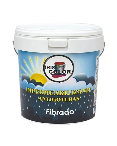 comprar Impermeabilizante fibrado para terrazas. Color teja 14 litros. Iris de - Impermeabilizantes