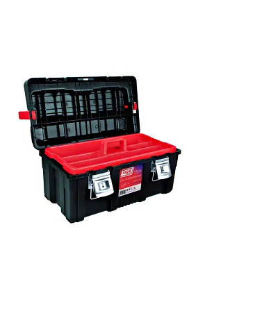 comprar Caja de herramientas con bandeja de pástico y aluminio 400x206x188mm. Modelo 550. 170003-550B Tayg de TAYG - Cajas herramientas