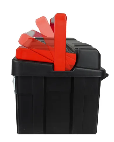 comprar Caja de herramientas con bandeja de pástico y aluminio 400x206x188mm. Modelo 550. 170003-550B Tayg de TAYG - Cajas herramientas