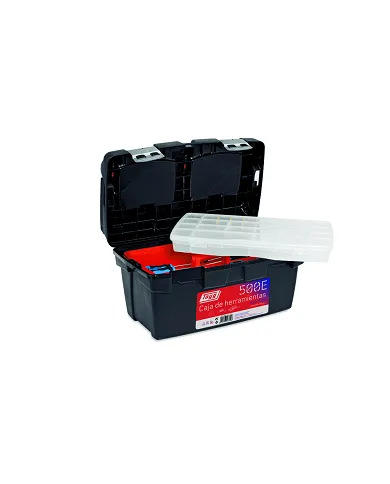 comprar Caja de herramientas con cierres metálicos, bandeja y estuche 500x295x270mm. Modelo 500-E. 134005-34 Tayg de TAYG - Cajas herramientas