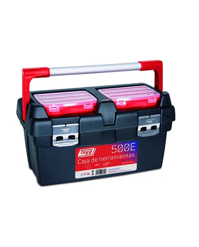 comprar Caja de herramientas con cierres metálicos, bandeja y estuche 500x295x270mm. Modelo 500-E. 134005-34 Tayg de TAYG - Cajas herramientas