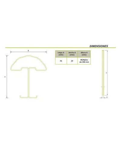 comprar Poste Famaquick marrón Oxiron 1.80m. Famavi de FAMAVI - Inicio comprar Poste Famaquick marrón Oxiron 1.80m. Famavi de FAMAVI - Inicio