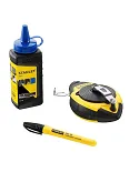 Tiralíneas Kit Stanley® 30m (Polvo+Nivel). 047443 Stanley