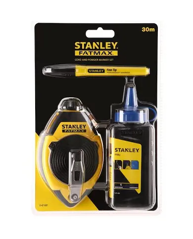 comprar Tiralíneas Kit FatMax® 30m (Kit Fact-Max+Polvo). 047681 Stanley de STANLEY - Trazado y marcaje
