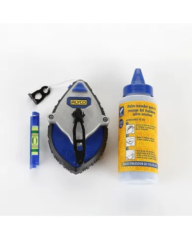 comprar Kit Tiralíneas Trazador 30m + Polvo 125g. 196195 Alyco de ALYCO-HR - Trazado y marcaje