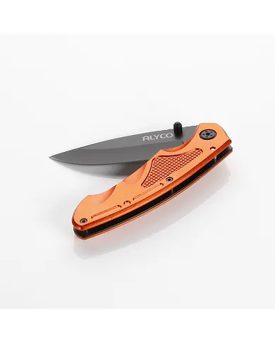 comprar Navaja Inox con mango de aluminio 85mm. 170890 Alyco Orange de ALYCO-HR - Tijeras, navajas y cutter comprar Navaja Inox con mango de aluminio 85mm. 170890 Alyco Orange de ALYCO-HR - Tijeras, navajas y cutter