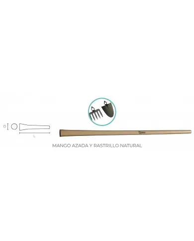 comprar Mango azada y rastrillo grava natural 1300x42mm. Mangos Maquieira de MANGOS-MAQUIEIRA - Mangos comprar Mango azada y rastrillo grava natural 1300x42mm. Mangos Maquieira de MANGOS-MAQUIEIRA - Mangos