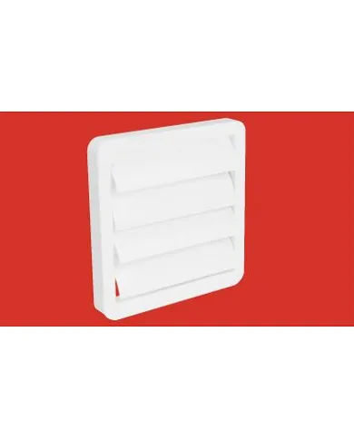comprar Ventanilla Ext. rectangular antirretorno 110x55mm. Ventilación de ELINSA - Conductos Plastico Ventilacion