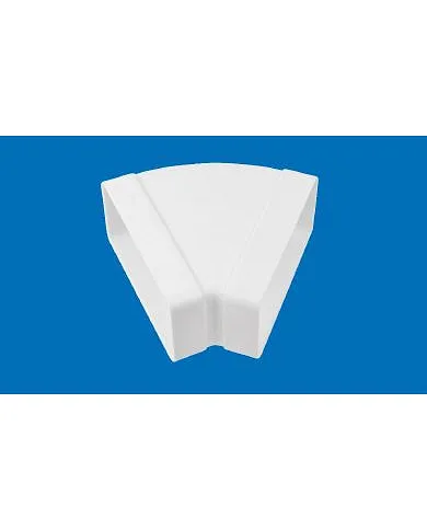 comprar Codo 45º rectangular 147x70mm (Ventilación) de ELINSA - Conductos Plastico Ventilacion