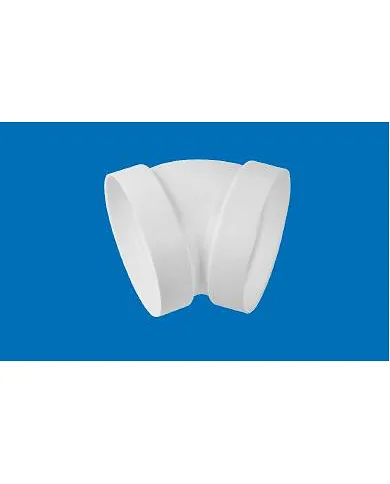 comprar Codo 45º redondo Ø120mm (Ventilación) de ELINSA - Conductos Plastico Ventilacion