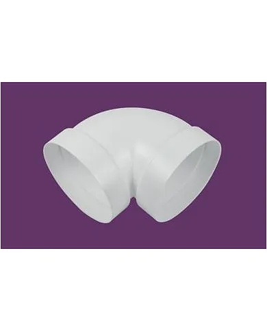 comprar Codo 90º redondo Ø150mm (Ventilación) de ELINSA - Conductos Plastico Ventilacion