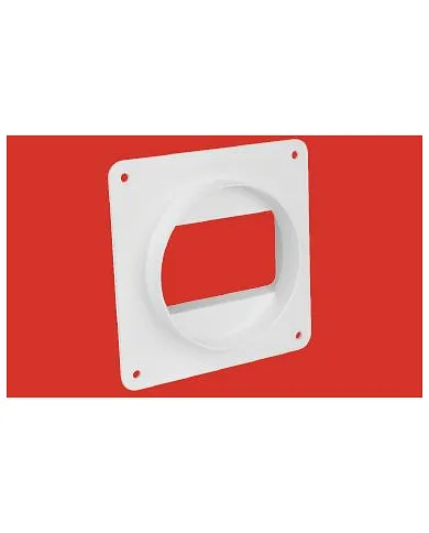 comprar Empalme pared mixto Ø100mm - 110x55mm (Ventilación) de ELINSA - Conductos Plastico Ventilacion