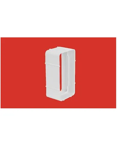 comprar Empalme rectangular 110x55mm (Ventilación) de ELINSA - Conductos Plastico Ventilacion