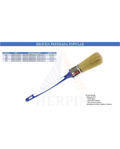 comprar Brocha prensada popular Nº 14. Herpin de - Decoración y pintura comprar Brocha prensada popular Nº 14. Herpin de - Decoración y pintura