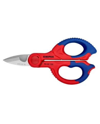 comprar Tijera electricista 155mm. 95 05 155 SB Knipex de KNIPEX - Tijeras, navajas y cutter