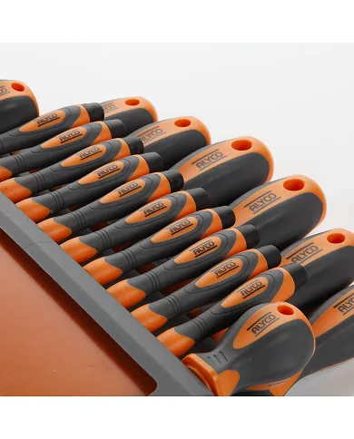 comprar Juego de 18 destornilladores con soporte. 170463 Alyco Orange de HR - Conjuntos y sets comprar Juego de 18 destornilladores con soporte. 170463 Alyco Orange de HR - Conjuntos y sets
