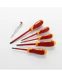 Juego 5 Destornilladores Plano, Recto Y PH. 170448 Alyco Orange Juego 5 Destornilladores Plano, Recto Y PH. 170448 Alyco Orange