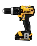 Taladro Percutor sin escobillas XR 18V con 2 baterías Li-Ion 2,0Ah con maletín TSTAK con maletín. DCD796D2-QW DeWALT