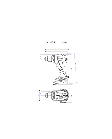 comprar Taladro atornillador de precusión SB 18 LT BL a batería. Metabo de - Oulet comprar Taladro atornillador de precusión SB 18 LT BL a batería. Metabo de - Oulet