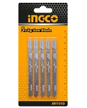 Hoja sierra calar 74mm para madera. (Blíster 5uds). JBT111C Ingco