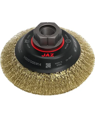 comprar Cepillo para amoladora HSD latonado plano 85x0.3xM14 de JAZ - Cepillos