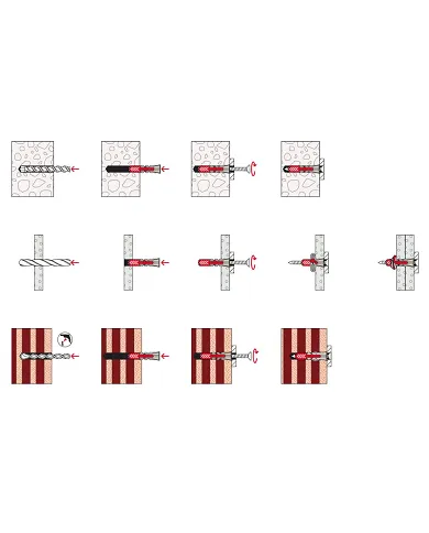 comprar Taco Duopower 06X030 S + Tornillo. 555106 Fischer de FISCHER - Plásticos comprar Taco Duopower 06X030 S + Tornillo. 555106 Fischer de FISCHER - Plásticos