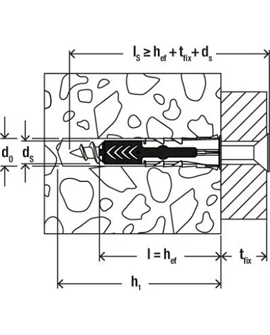 comprar Taco Duopower 08X040 S + Tornillo. 555108 Fischer de FISCHER - Plásticos comprar Taco Duopower 08X040 S + Tornillo. 555108 Fischer de FISCHER - Plásticos