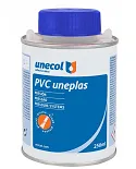 Pegamento PVC Uneplas Bote plástico con pincel 500ml. Unecol