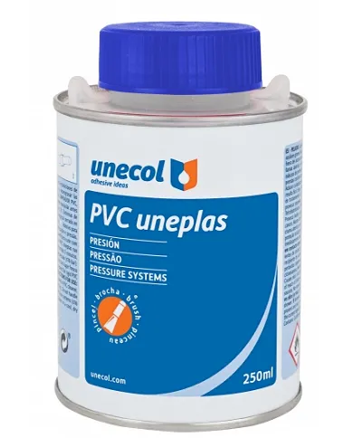 comprar Pegamento PVC Uneplas Bote metálico con pincel 250ml. Unecol de GYMCOL - Colas comprar Pegamento PVC Uneplas Bote metálico con pincel 250ml. Unecol de GYMCOL - Colas