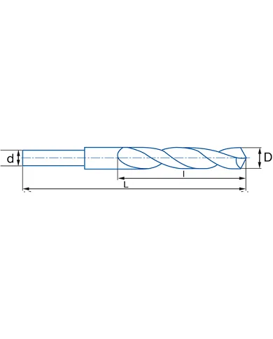 comprar Broca HSS 1007 DIN338N rebajada 19.5 mm. Izar de IZAR - Brocas Y Coronas