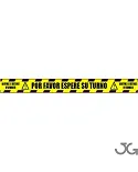 Cinta de vinilo adhesiva con franjas de seguridad (Amarillo/Negro o Blaco/Rojo). 50mm x 33m. 3M