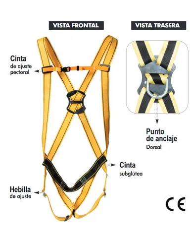 comprar kit Arnés Elbrus 51 + Eslinga + Mosquetón + Bolsa. 80704 Safetop de SAFETOP - Arneses comprar kit Arnés Elbrus 51 + Eslinga + Mosquetón + Bolsa. 80704 Safetop de SAFETOP - Arneses