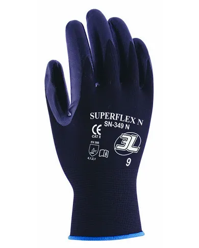 comprar Par de Guantes de nylon y nitrilo Superflex N. SN-349N 3L (Venta en packs de 12 pares) de 3L - Guantes