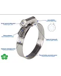 Abrazadera Inox Torro 090-110-1274 W4 Abrazadera Inox Torro 090-110-1274 W4