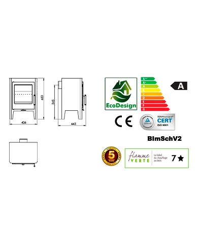 comprar Estufa de leña Jazz 5.9Kw. Panadero de - Estufas y calderas de leña