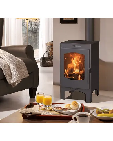 comprar Estufa de leña Lugano 6.3Kw. Panadero de - Estufas y calderas de leña