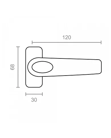 comprar Manilla Blanca Aluminio 6802 Ref. 68009 Micel de MICEL - Oulet