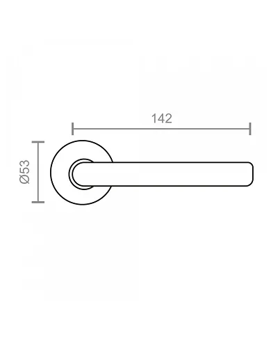 comprar Manilla Inox C/Roseta Serie 585 Ref. 00585 Micel de MICEL - Oulet